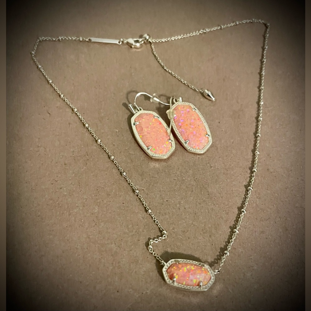 Opal Kendra Scott Set - Bright Orange